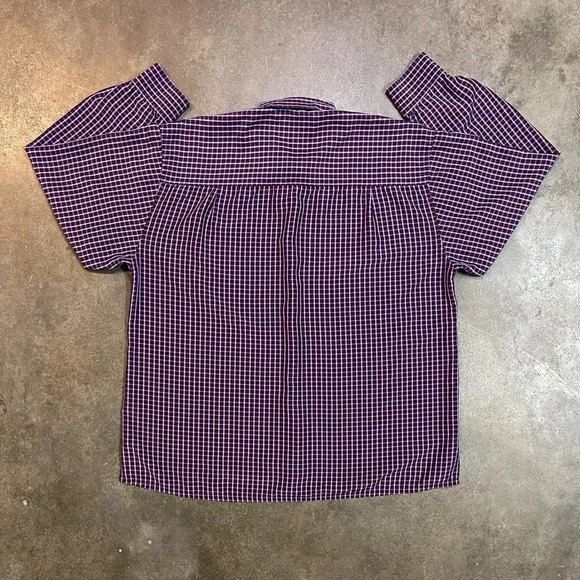 FONTE Luxury At Ease Silk Tencel Plaid Long Sleeve Button Up Shirt - Picture 5 of 9